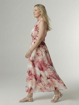 Sylin | Gathered Halter Midi Dress | The Bellemont Sisters Australia