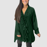 Elain™ Elegant Ruffled Blouse | The Bellemont Sisters Australia
