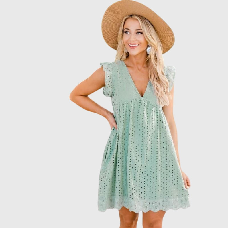 Diana - 2 In 1 Summer Dress – Green | The Bellemont Sisters Australia