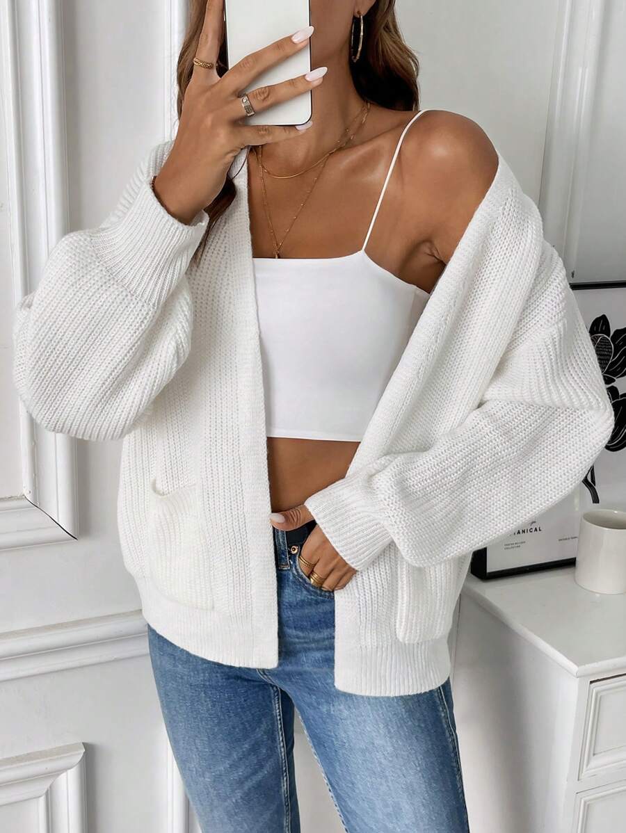 Adalyn | Open Front Cropped Cardigan with Pockets, Cozy Everyday Layer | The Bellemont Sisters Australia