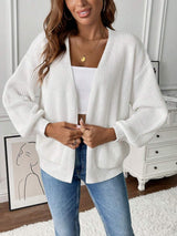 Adalyn | Open Front Cropped Cardigan with Pockets, Cozy Everyday Layer | The Bellemont Sisters Australia