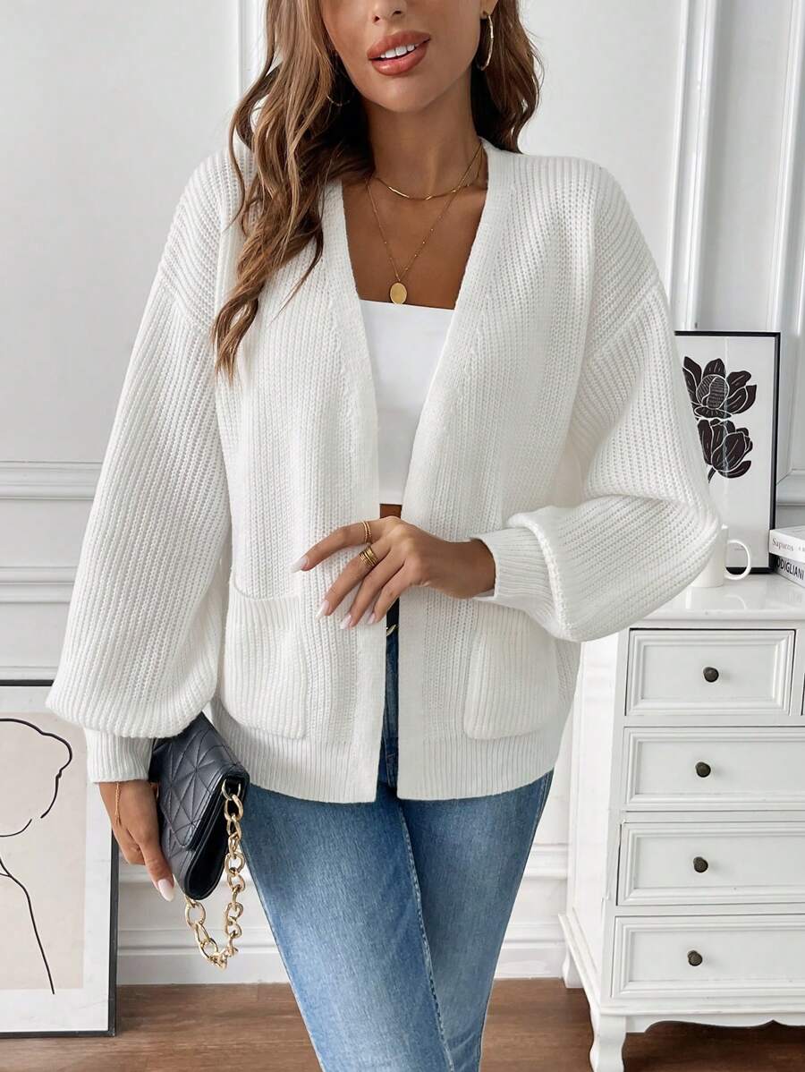 Adalyn | Open Front Cropped Cardigan with Pockets, Cozy Everyday Layer | The Bellemont Sisters Australia