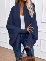 Annika | Shawl Collar Batwing Sleeve Cardigan, Cozy Open Front Layer | The Bellemont Sisters Australia