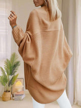 Alondra | Oversized Batwing Sleeve Cardigan, Open Front Longline Sweater | The Bellemont Sisters Australia