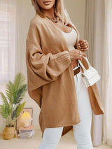 Alondra | Oversized Batwing Sleeve Cardigan, Open Front Longline Sweater | The Bellemont Sisters Australia