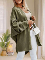 Alondra | Oversized Batwing Sleeve Cardigan, Open Front Longline Sweater | The Bellemont Sisters Australia