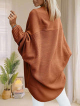 Alondra | Oversized Batwing Sleeve Cardigan, Open Front Longline Sweater | The Bellemont Sisters Australia
