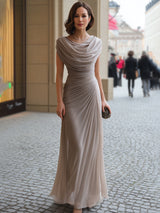 Jilliann™ Maxi Dress – Beige | The Bellemont Sisters Australia