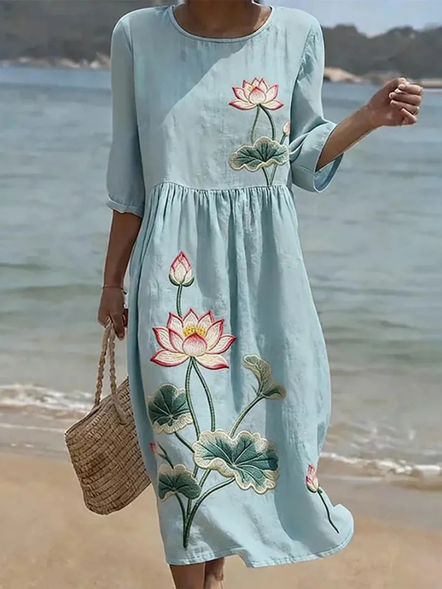 Vanessa | Elegant Floral Dress | The Bellemont Sisters Australia