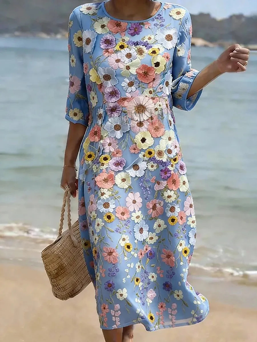 Brooke | Elegant Floral Dress | The Bellemont Sisters Australia