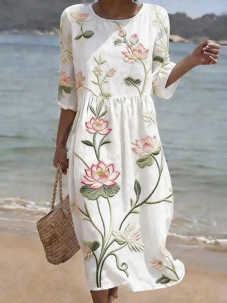 Chloe | Elegant Floral Dress | The Bellemont Sisters Australia