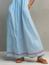 Women's Minimalist Striped Maxi Dress | The Bellemont Sisters Australia