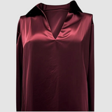 Astrid™ Elegant Satin Blouse | The Bellemont Sisters Australia