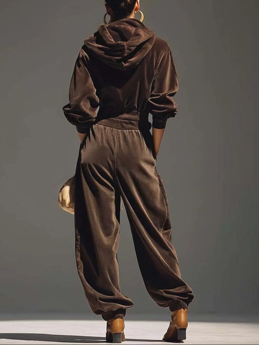 Scarlett | Loose Velour Set | The Bellemont Sisters Australia