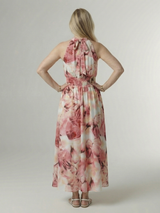 Sylin | Gathered Halter Midi Dress | The Bellemont Sisters Australia