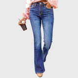 Comfortable Stretch Pants – Blue | The Bellemont Sisters Australia