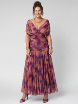 Calen™ Off Shoulder Flow Midi Dress | The Bellemont Sisters Australia