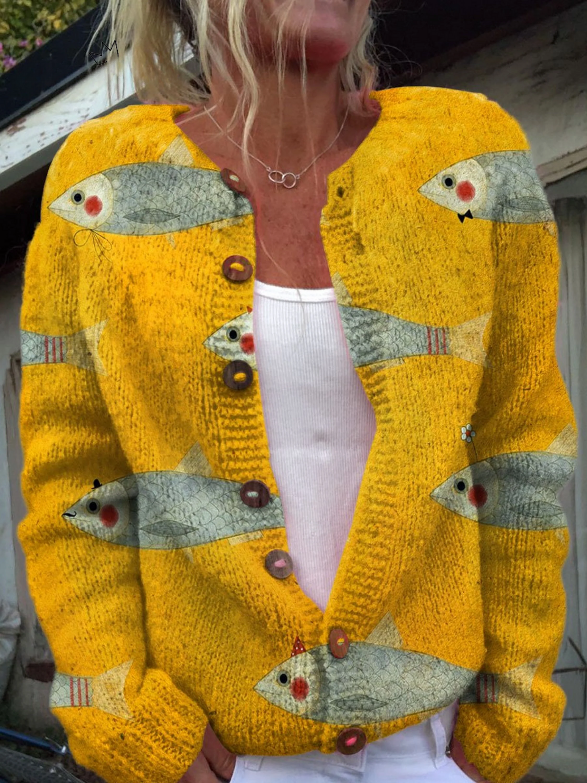 Anouk™ | Vintage Knit Cardigan Sweater | The Bellemont Sisters Australia