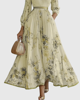 Rowella | Elegant Pleated Maxi Dress | The Bellemont Sisters Australia