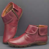 Fallon™ Premium Orthopedic Waterproof Boots – Red | The Bellemont Sisters Australia