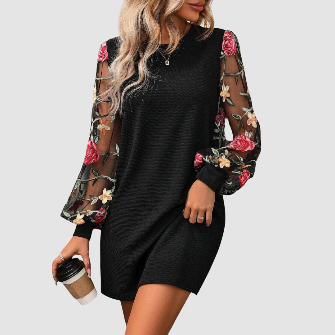 Shara™ Lace Long Sleeve Dress | The Bellemont Sisters Australia