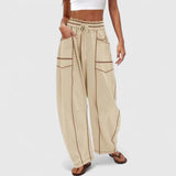 Camrynnne | Comfortable Pants – White | The Bellemont Sisters Australia