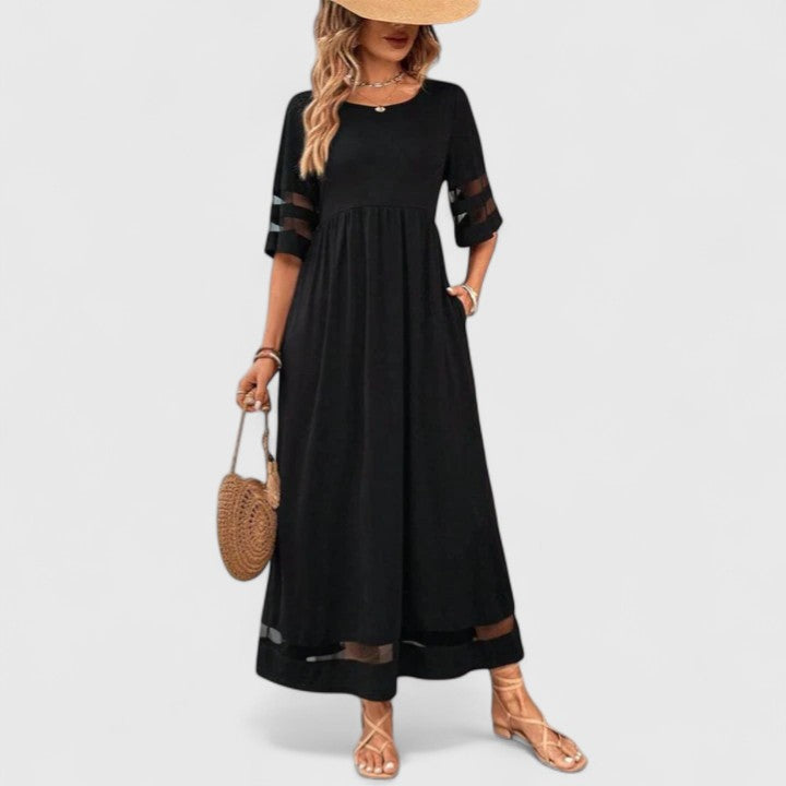 Yvaine | Elegant Dress – Black | The Bellemont Sisters Australia