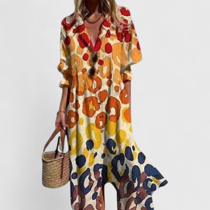 Paula | Elegant Boho Dress – Yellow | The Bellemont Sisters Australia