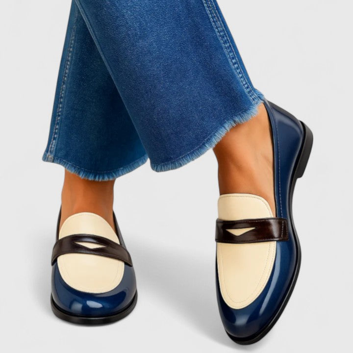 Trixie - Elegant Loafers – White | The Bellemont Sisters Australia