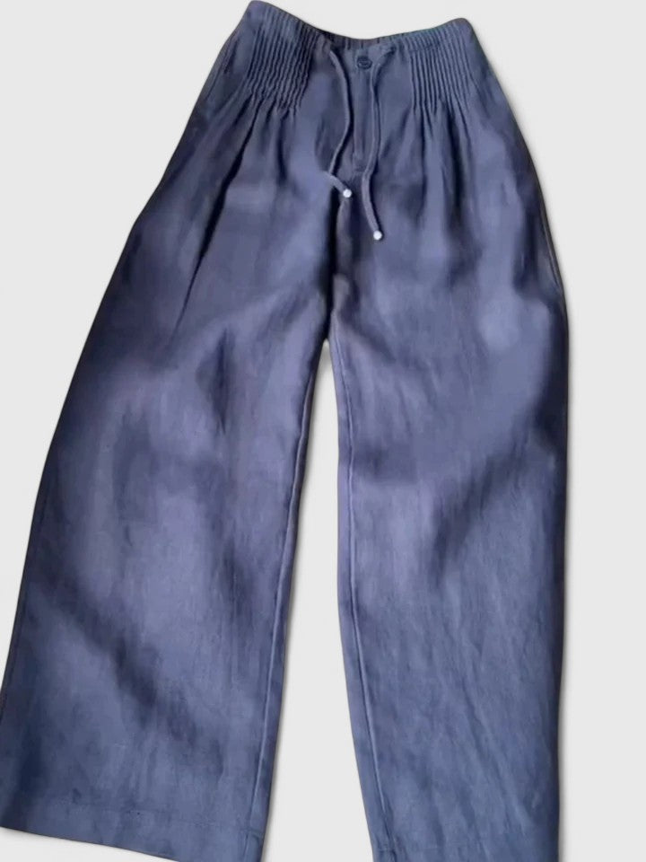 Saree | Comfortable Pants – Deep Blue | The Bellemont Sisters Australia
