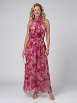 Avien™ Soft Halter Neck Midi Dress | The Bellemont Sisters Australia