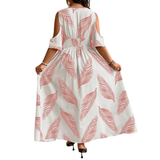 WAVENA™ – Boho Print Cold Shoulder Dress | The Bellemont Sisters Australia