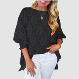 Trixie™ Elegant Loose Blouse – Black | The Bellemont Sisters Australia