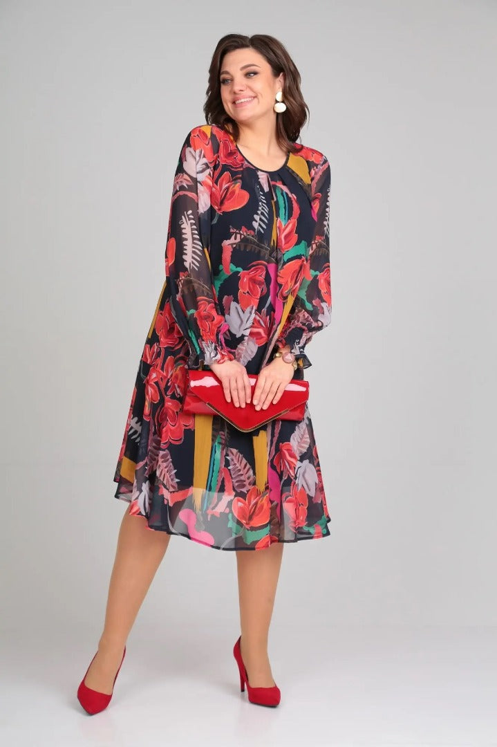 Florinda™ Elegant Floral Dress | The Bellemont Sisters Australia