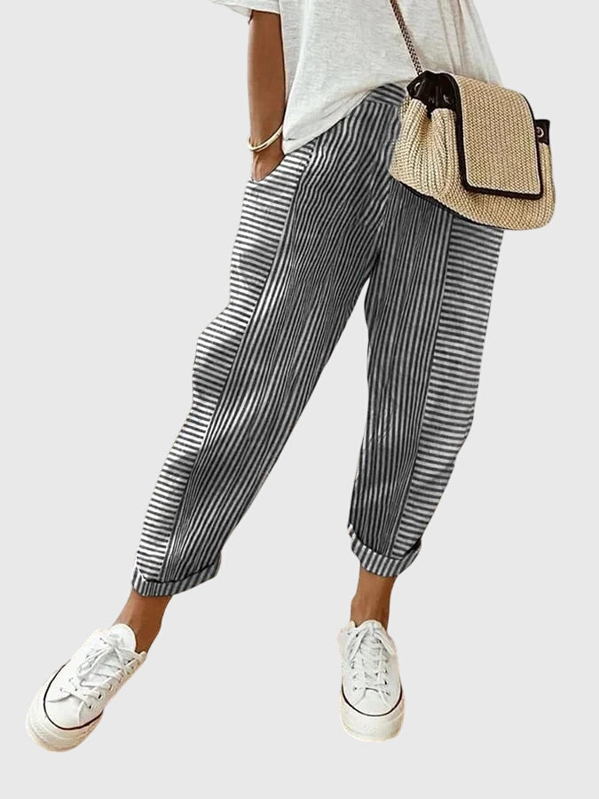 Autumn | Elegant Women's Pants – Black | The Bellemont Sisters Australia