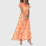 Lola | Figure Flattering Dress – Orange | The Bellemont Sisters Australia