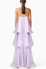 Mia | Women's Elegant Satin Open Back Maxi Dress | The Bellemont Sisters Australia