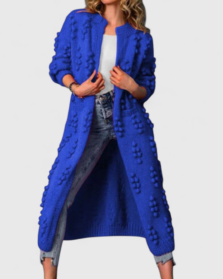 Anzherrah | Comfortable Cardigan – Royal Blue | The Bellemont Sisters Australia