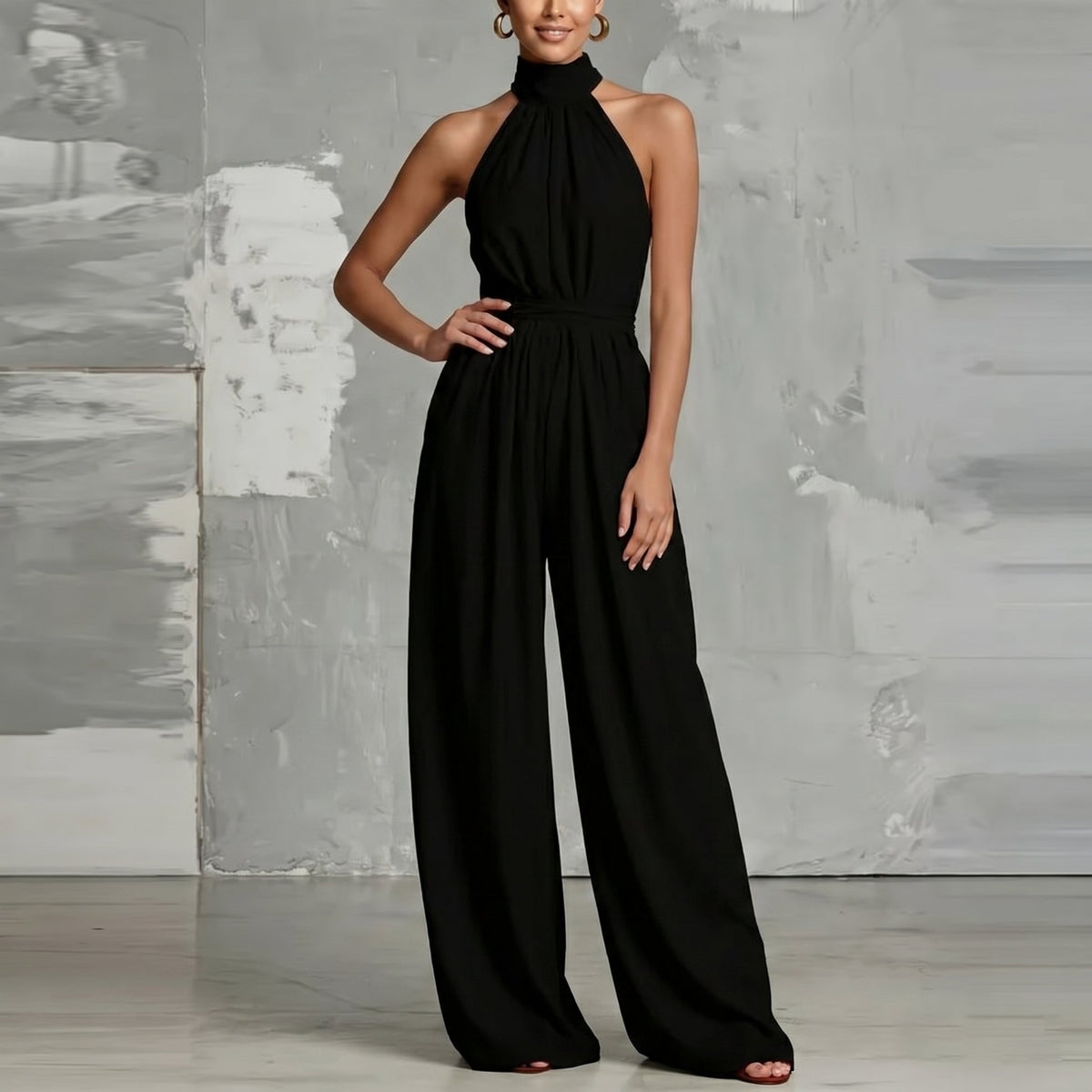 Kiarra™ Jumpsuit – Black | The Bellemont Sisters Australia