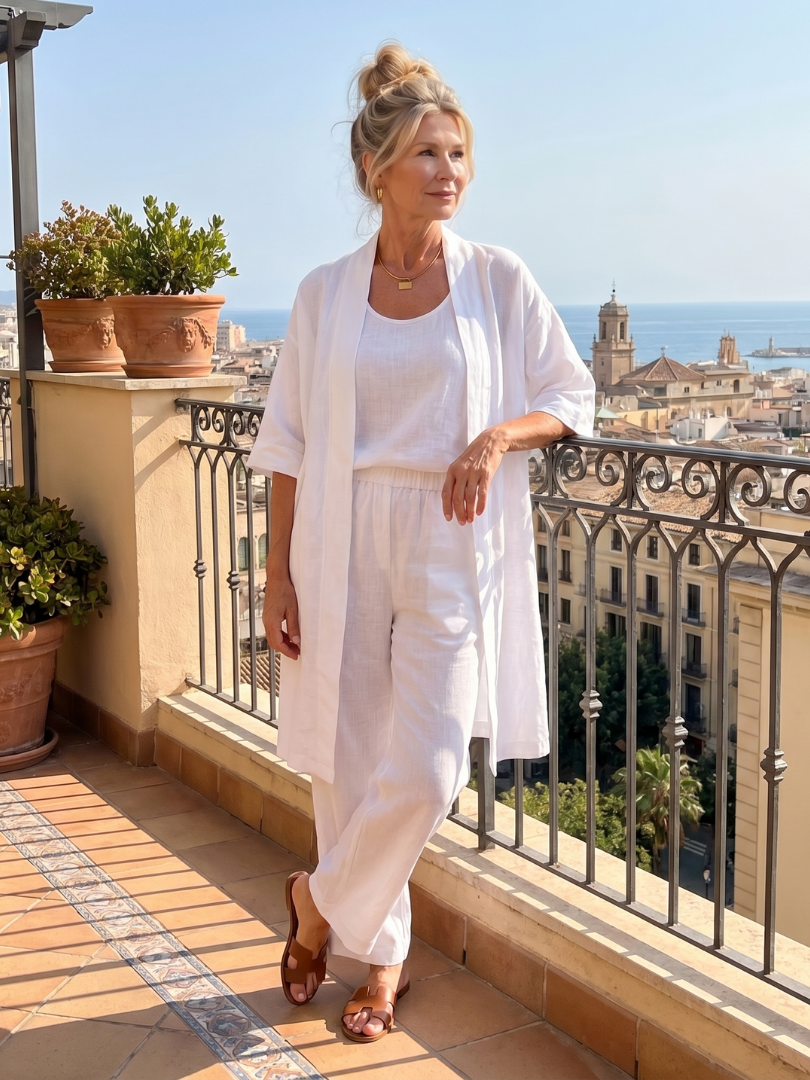 Yael | Three Piece Relaxed Top Pant Set | The Bellemont Sisters Australia