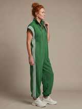 Lark | Zip Front Stripe Panel Jumpsuit | The Bellemont Sisters Australia