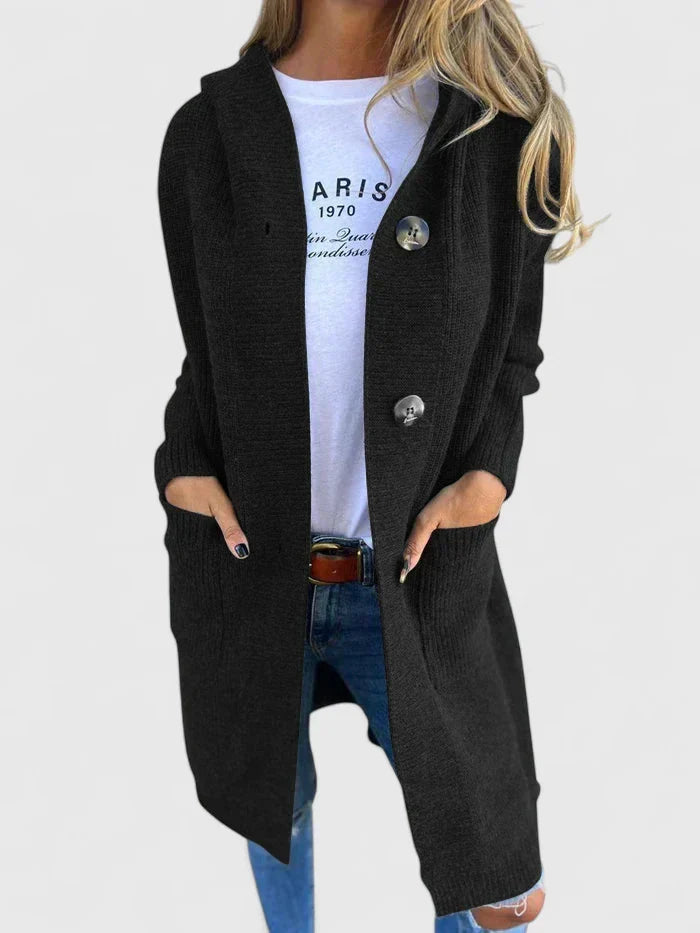 Giulyanrah | Comfortable Cardigan – Black | The Bellemont Sisters Australia