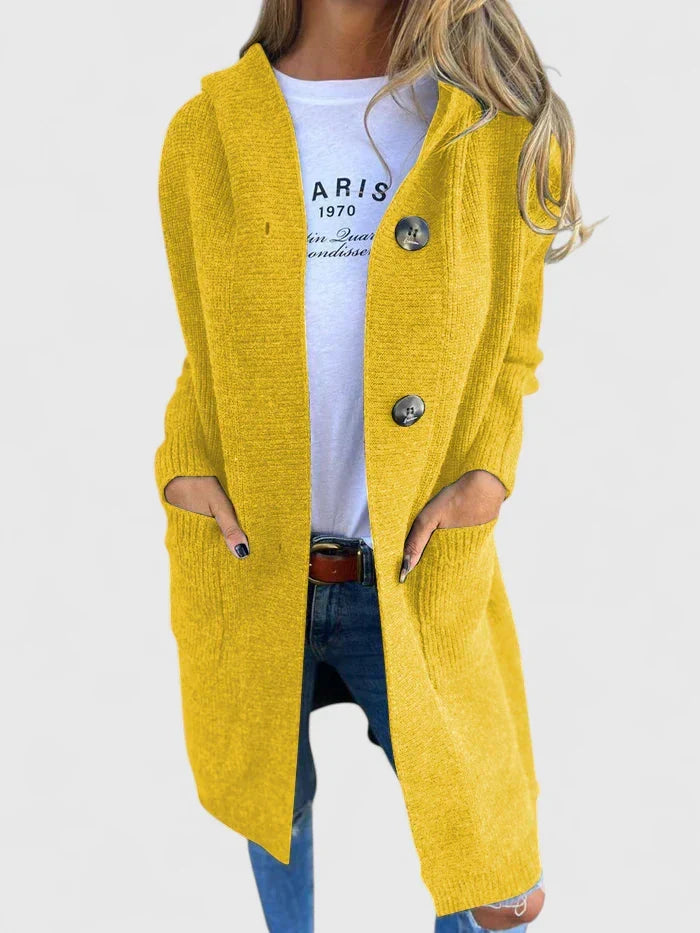 Giulyanrah | Comfortable Cardigan – Yellow | The Bellemont Sisters Australia