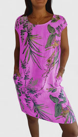 Vianna | Comfortable Summer Dress – Purple | The Bellemont Sisters Australia