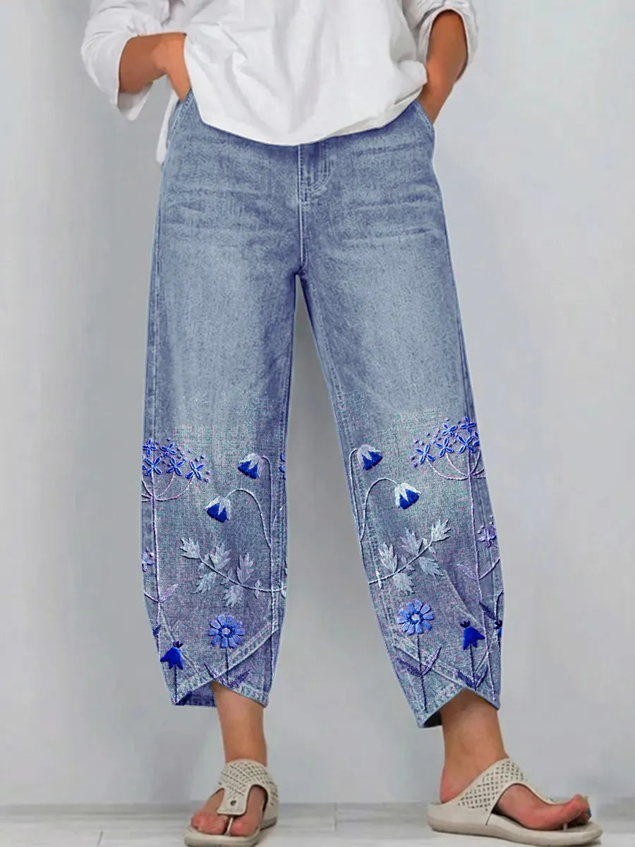 Aven™ | Casual Comfort Pants – Blue | The Bellemont Sisters Australia