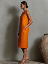 Women's Orange Shift Dress | The Bellemont Sisters Australia