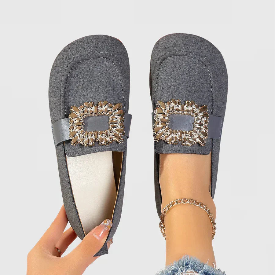 Cataleyrah - Comfortable Loafers – Gray | The Bellemont Sisters Australia