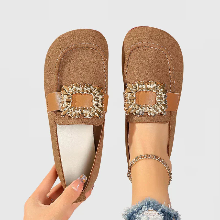 Cataleyrah - Comfortable Loafers – Brown | The Bellemont Sisters Australia