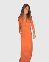 Serynahh | Elegant Dress – Orange | The Bellemont Sisters Australia