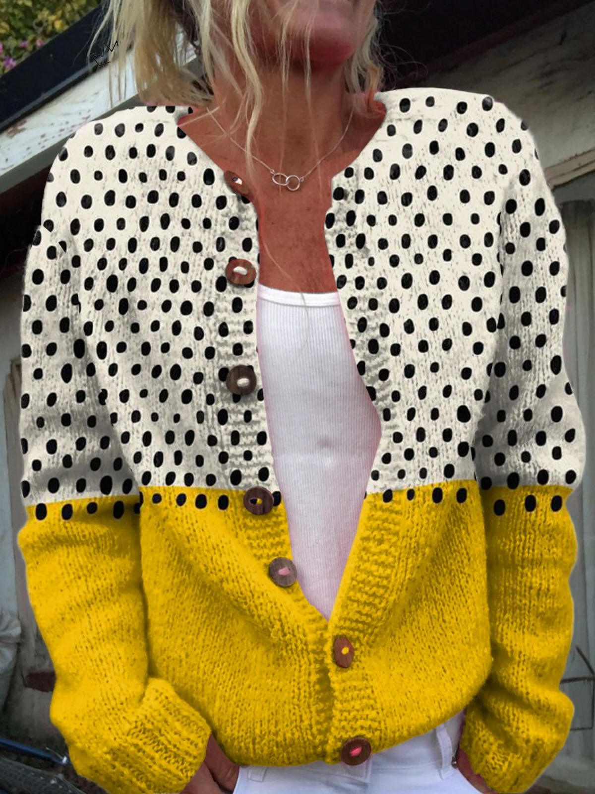 Meigh | Sophisticated Cardigan – Multi-colored | The Bellemont Sisters Australia